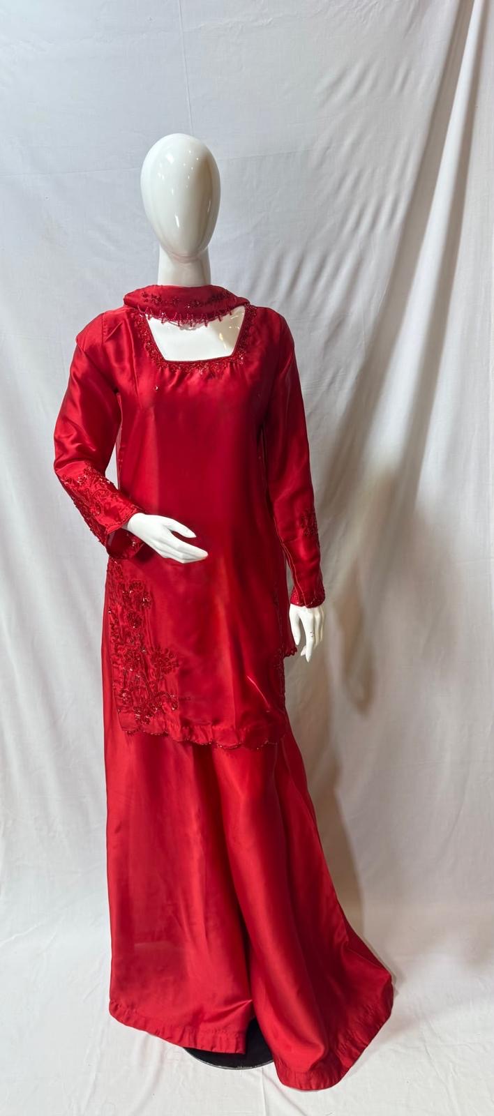 Ruby Red square neck