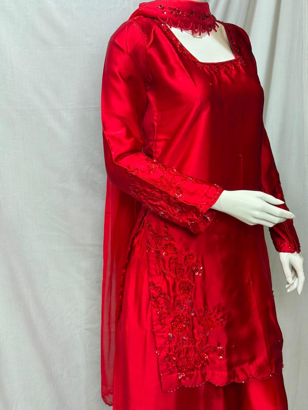 Ruby Red square neck