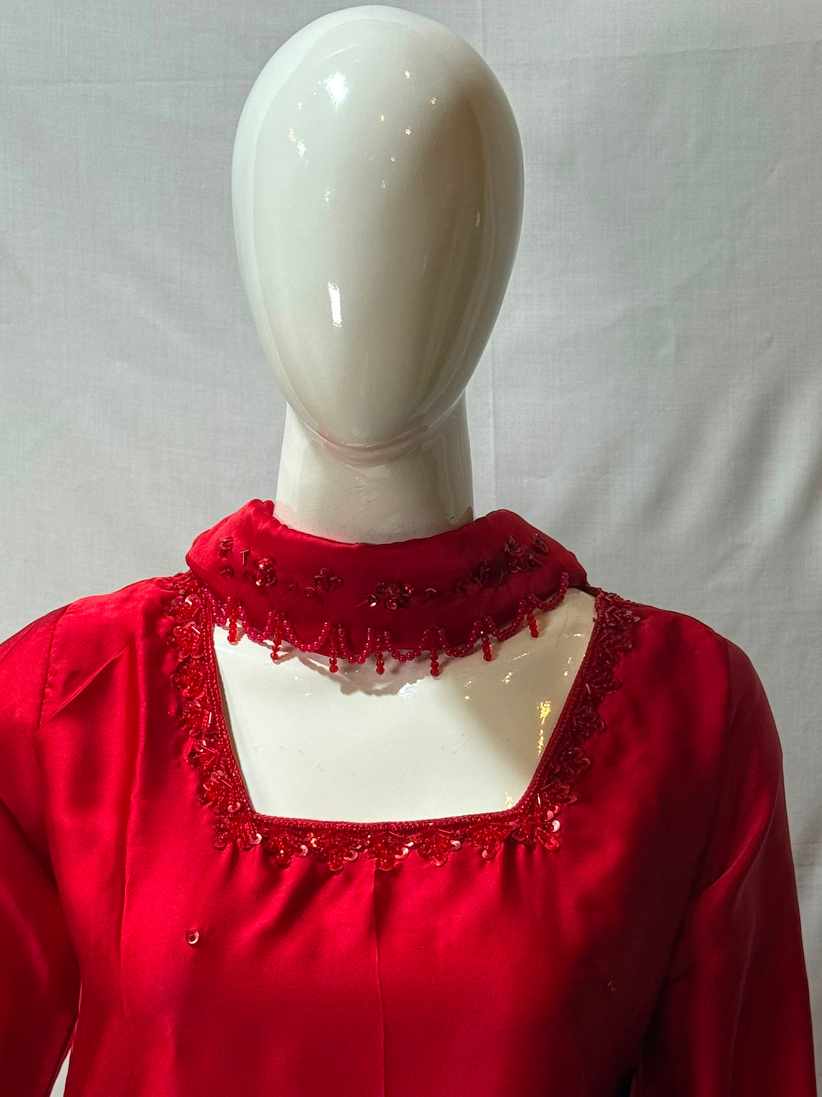 Ruby Red square neck