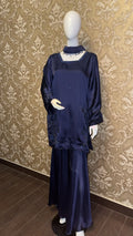 Navy Blue square neck